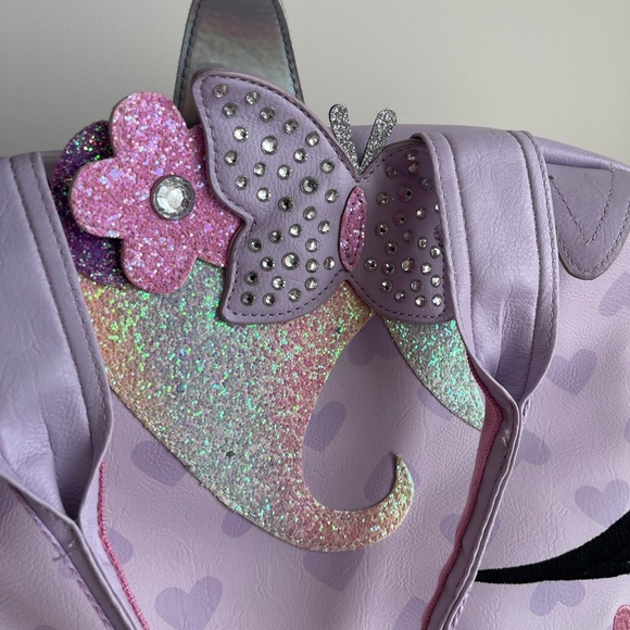 Kids Duffle Bag Unicorn Lilac color - Picture 2 of 6